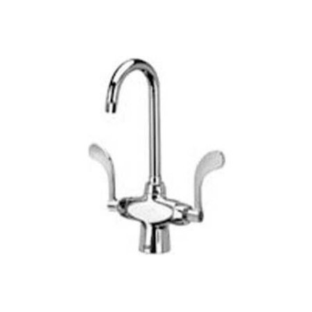 ZURN Zurn Double Lab Faucet with 3-1/2" Gooseneck and 4" Wrist Blade Handles - Lead Free Z826A4-XL****